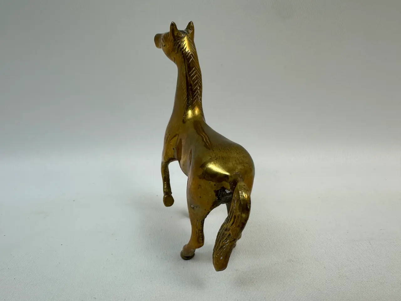 Billede 5 - Lille vintage messing hest