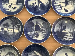 9 juleplatter fra Royal Copenhagen
