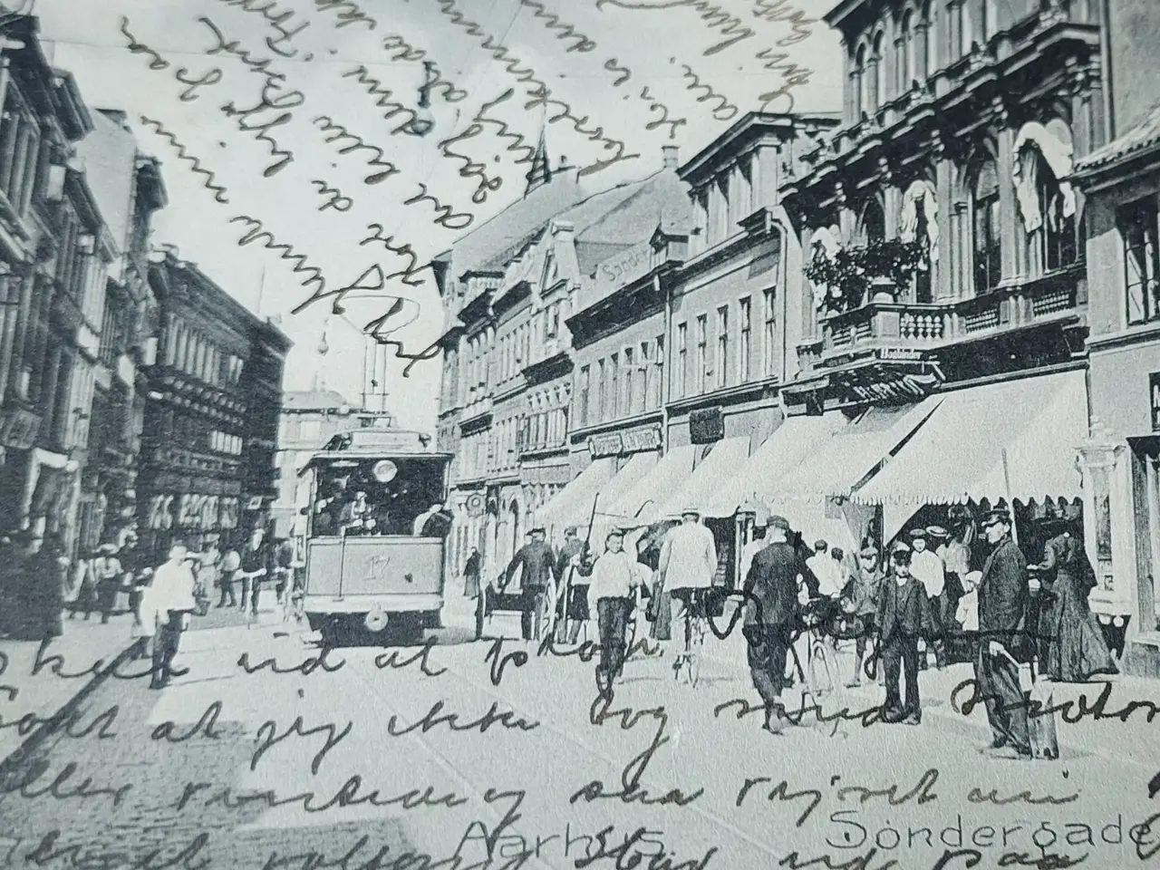Billede 3 - Postkort lot 5 stk. motiver af det gamle Aarhus
