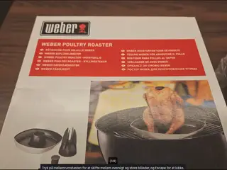 Fabriksny Weber Poultry Roaster kyllingeholder