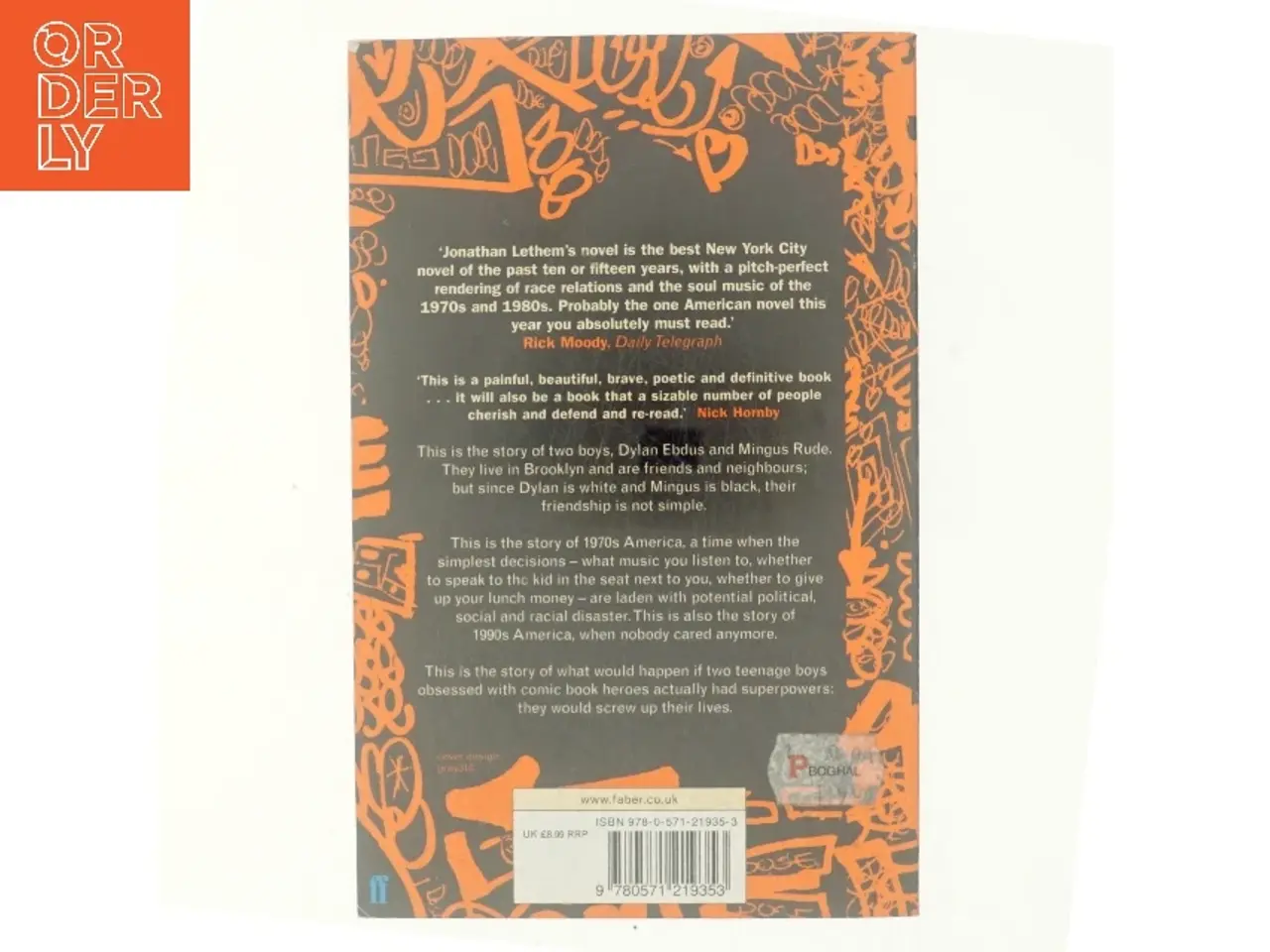Billede 3 - The fortress of solitude : a novel af Jonathan Lethem (Bog)