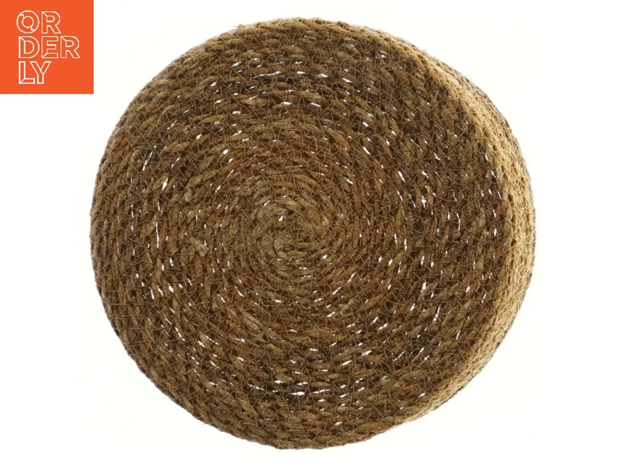 Billede 3 - Flettet rund kurv (str. Ø 23 cm)