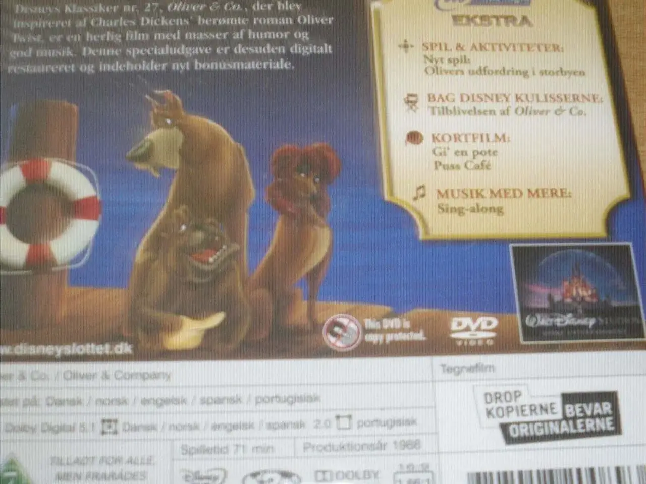Billede 3 - DISNEY. OLIVER OG CO. Ny i folie.