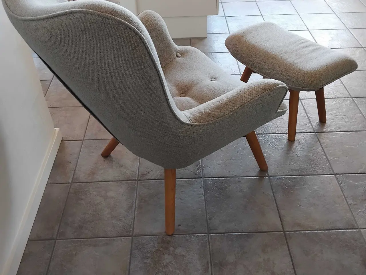 Billede 4 - Ilva lounge stol med skammel.