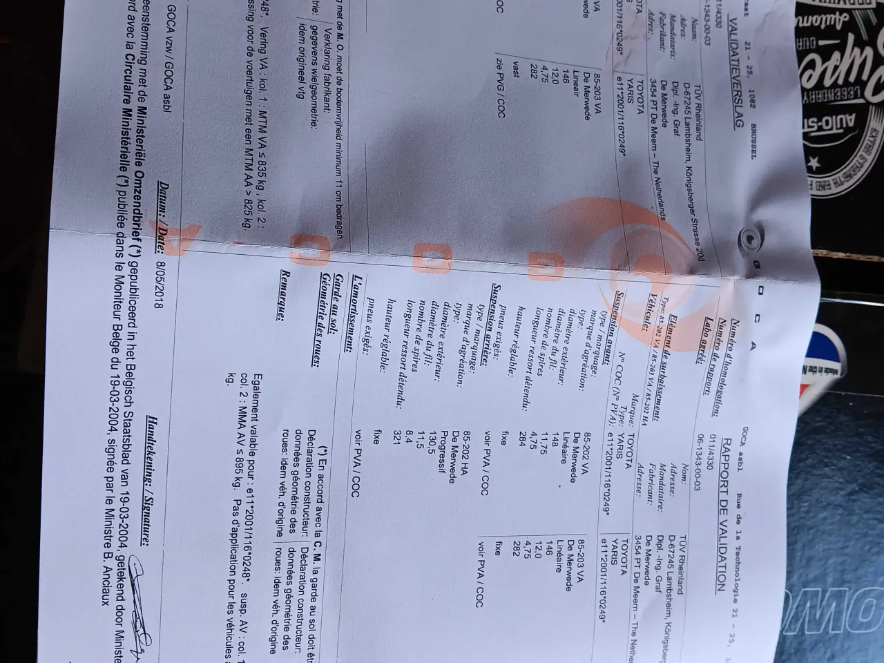 Billede 2 - Nyt fjedersæt til Toyota
