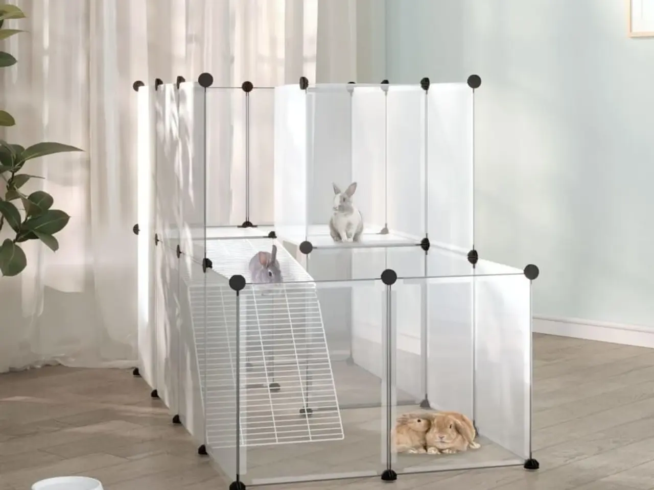 Billede 1 - Smådyrsbur 142 x 74 x 93 cm - transparent
