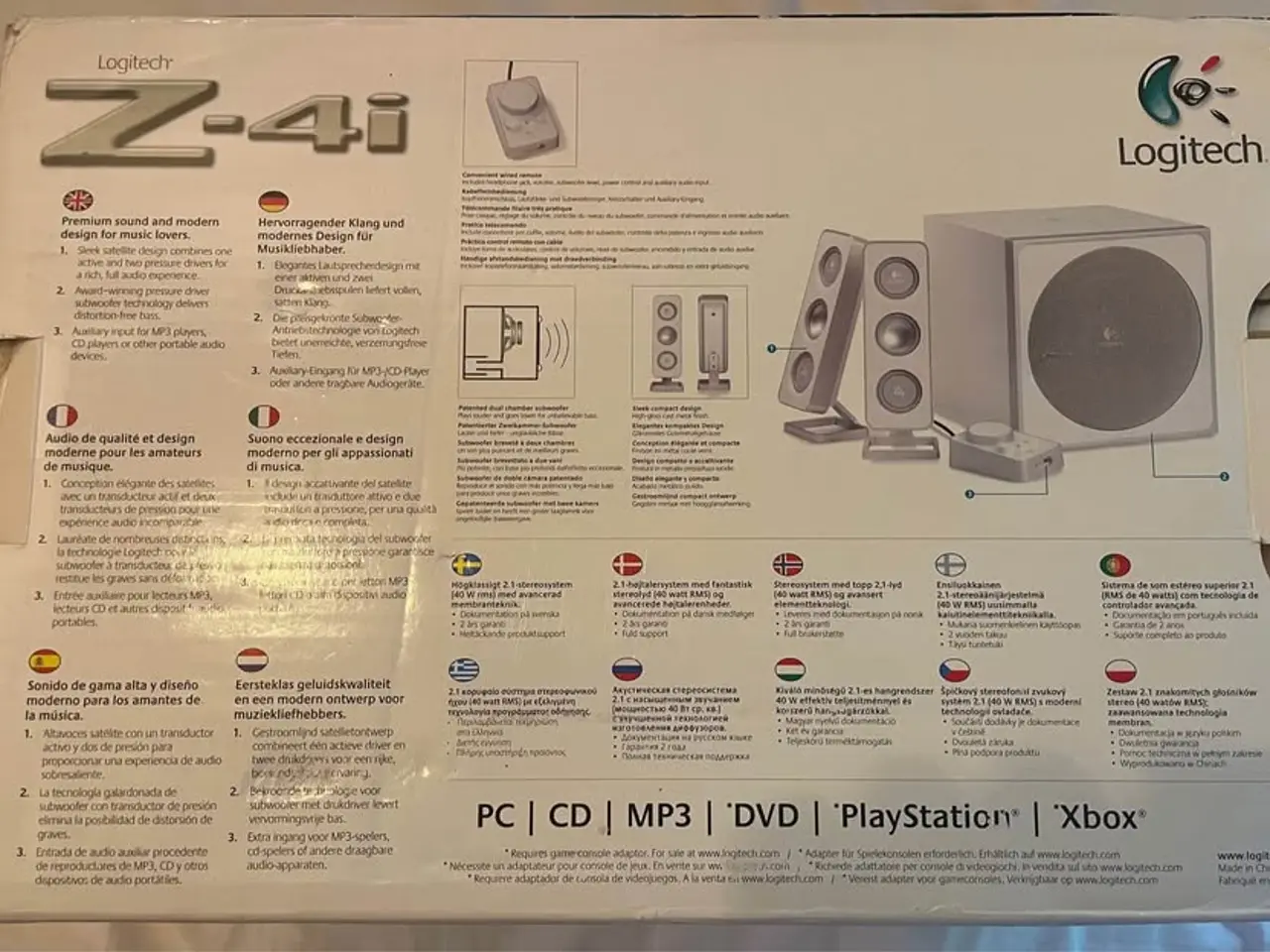 Billede 2 - Logitech Z-4i 2.1 PC speakers