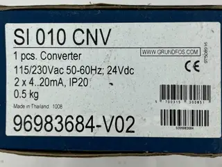 Grundfos SI 010 CNV Converter 96983684-V02, to 2x