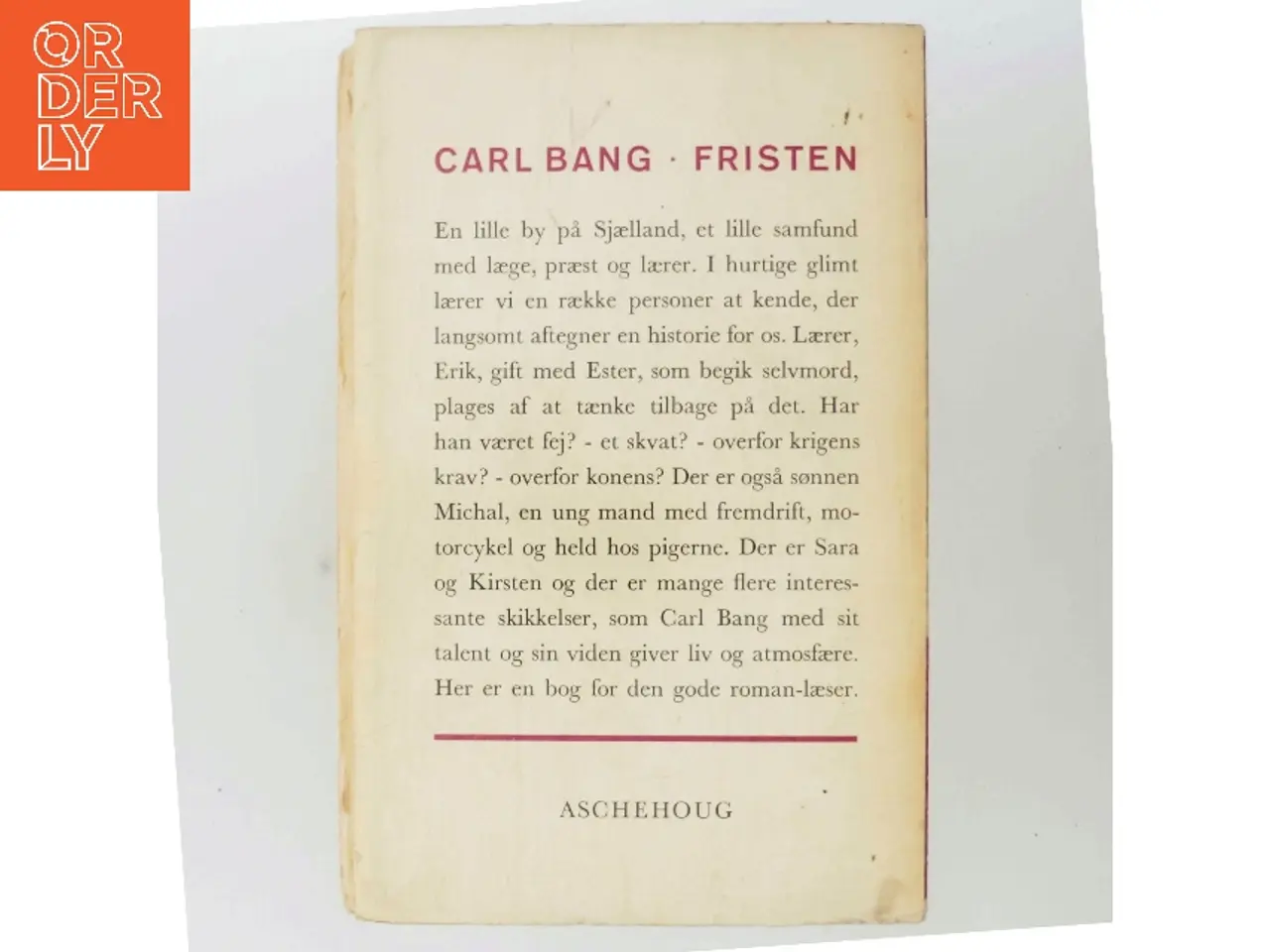 Billede 3 - Fristen af Carl Bang (Bog)