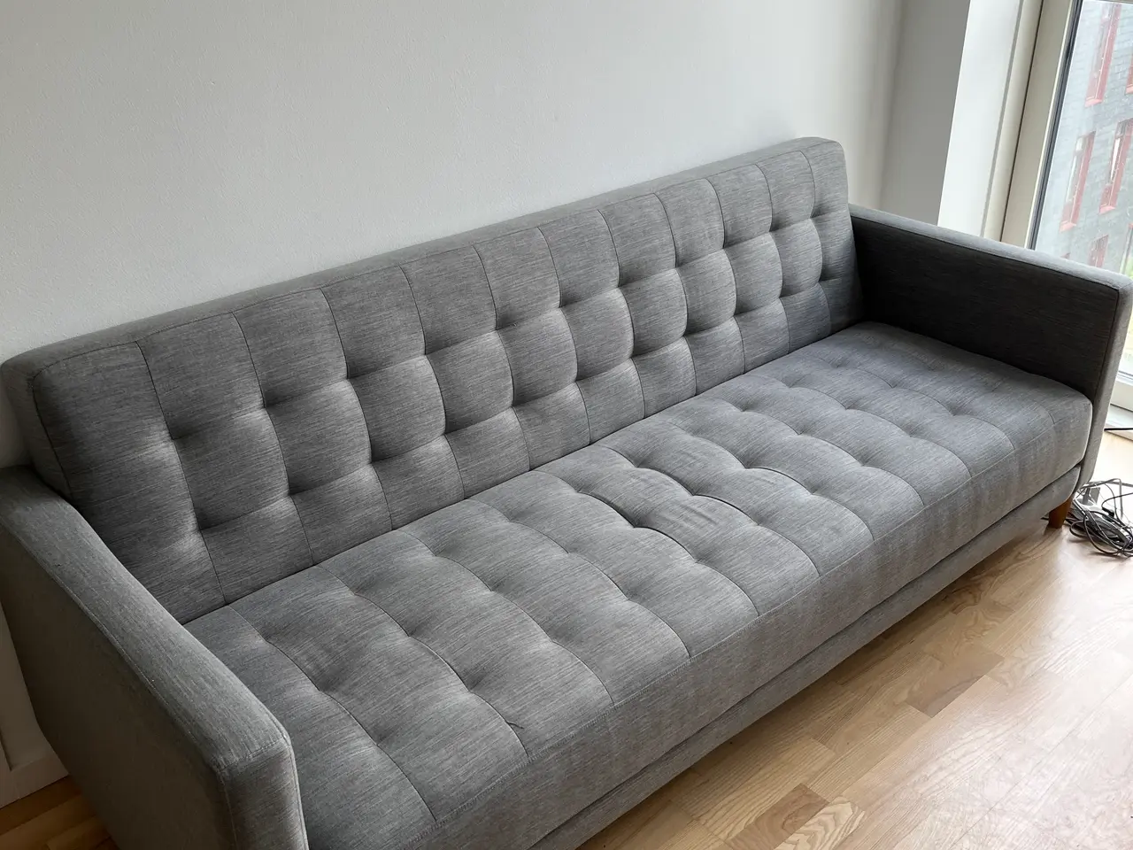 Billede 1 - Grå sovesofa