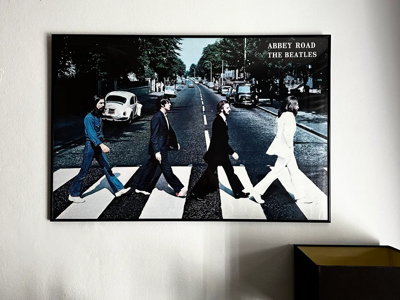 Billede 1 - Plakat med Beatles.