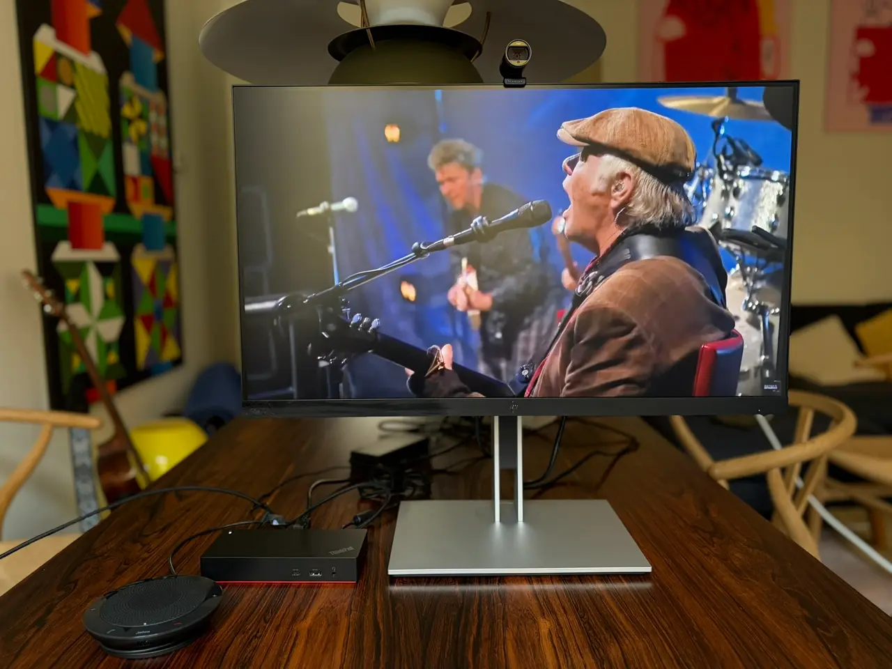 Billede 2 - Arbejdsstation - HP 27” skærm, ThinkPad USB-C dock