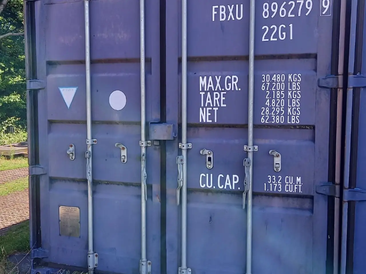 Billede 1 - Container CSC Safety Container. 20 Fod.