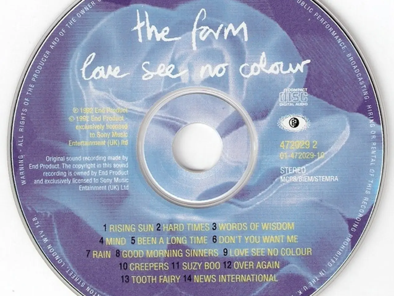 Billede 3 - The Farm – Love See No Colour – CD