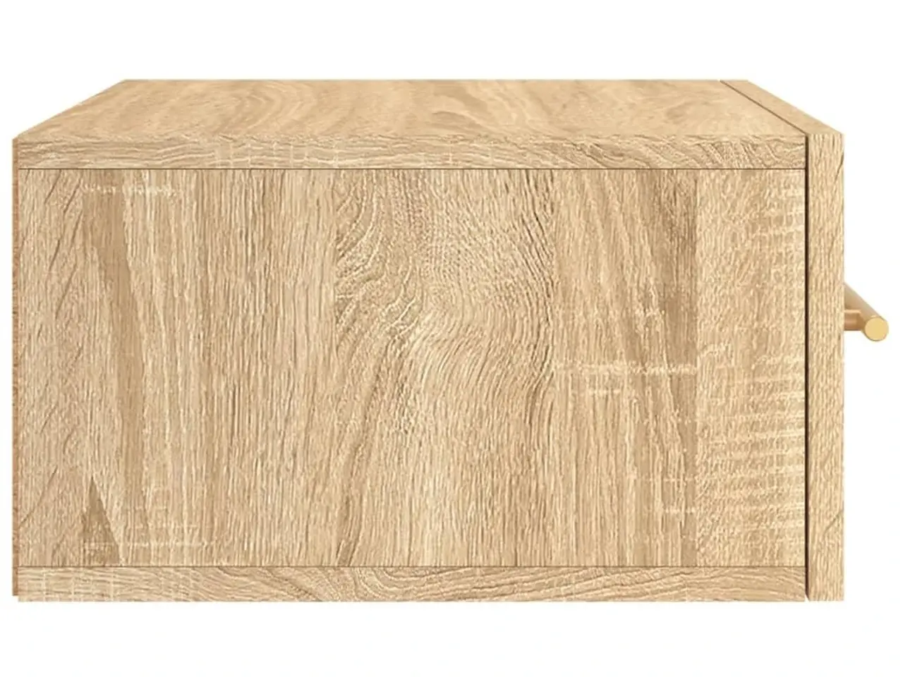 Billede 7 - Væghængt sengebord 35×35×20 cm - sonoma-eg med skuffe