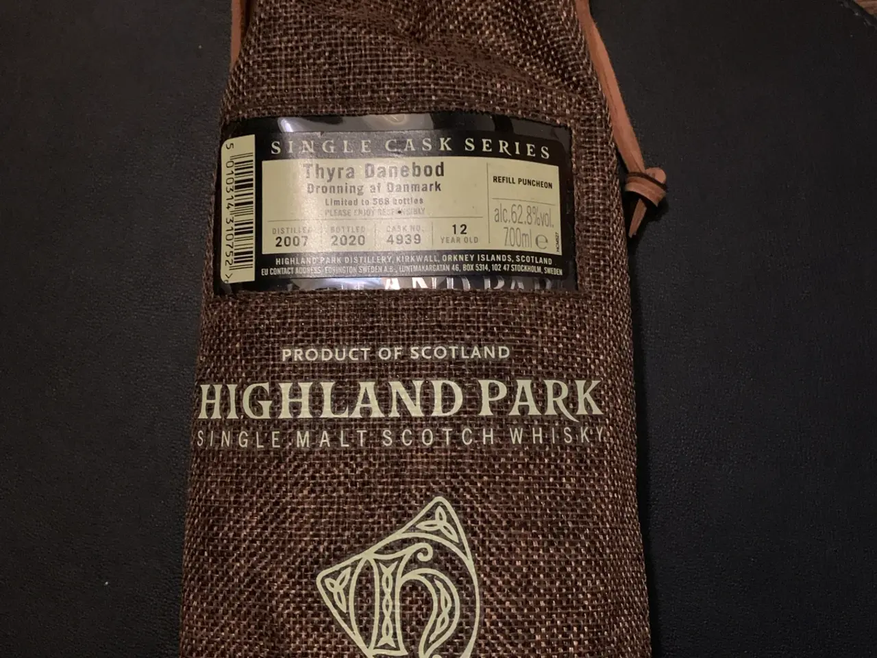 Billede 1 - Highland Park Thyra Danebod single cask whisky