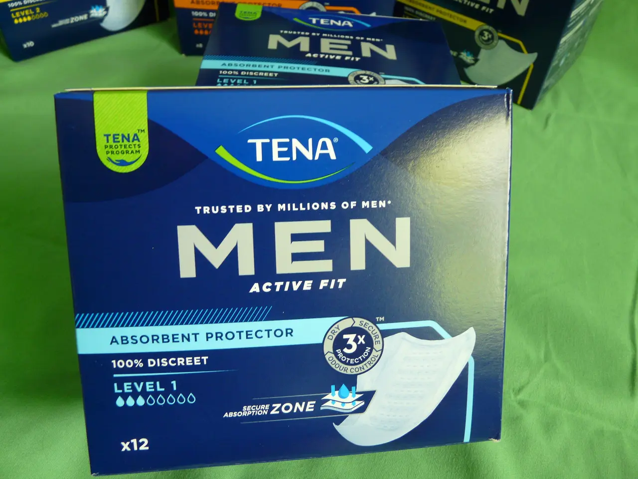 Billede 2 - Tena Men Active Fit beskyttelsesindlæg.