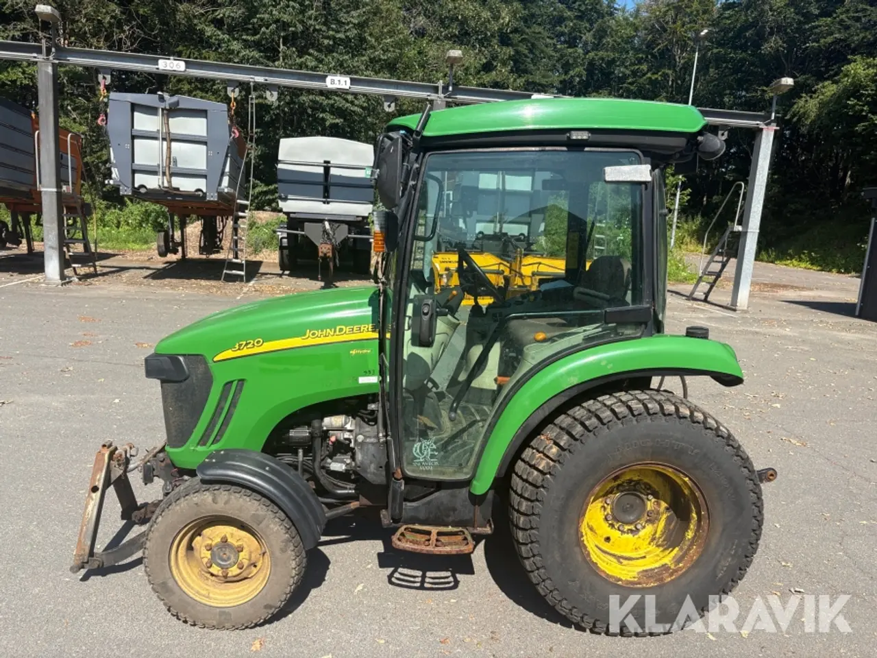 Billede 2 - Traktor John Deere 3720 HST M/hus M/41x1