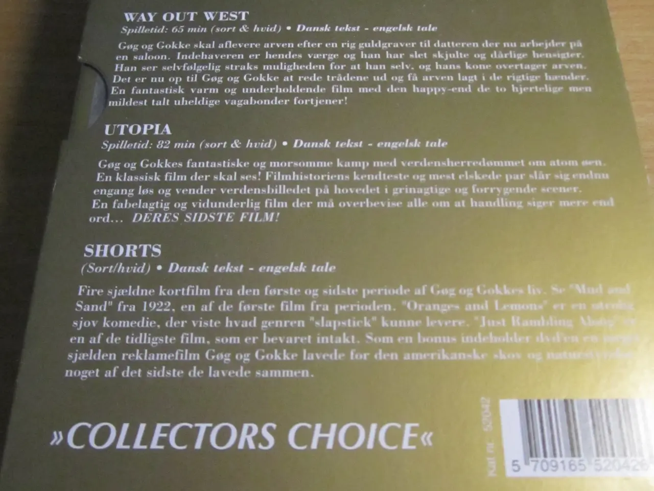 Billede 4 - GØG OG GOKKE. 4 x Dvd BOKS.