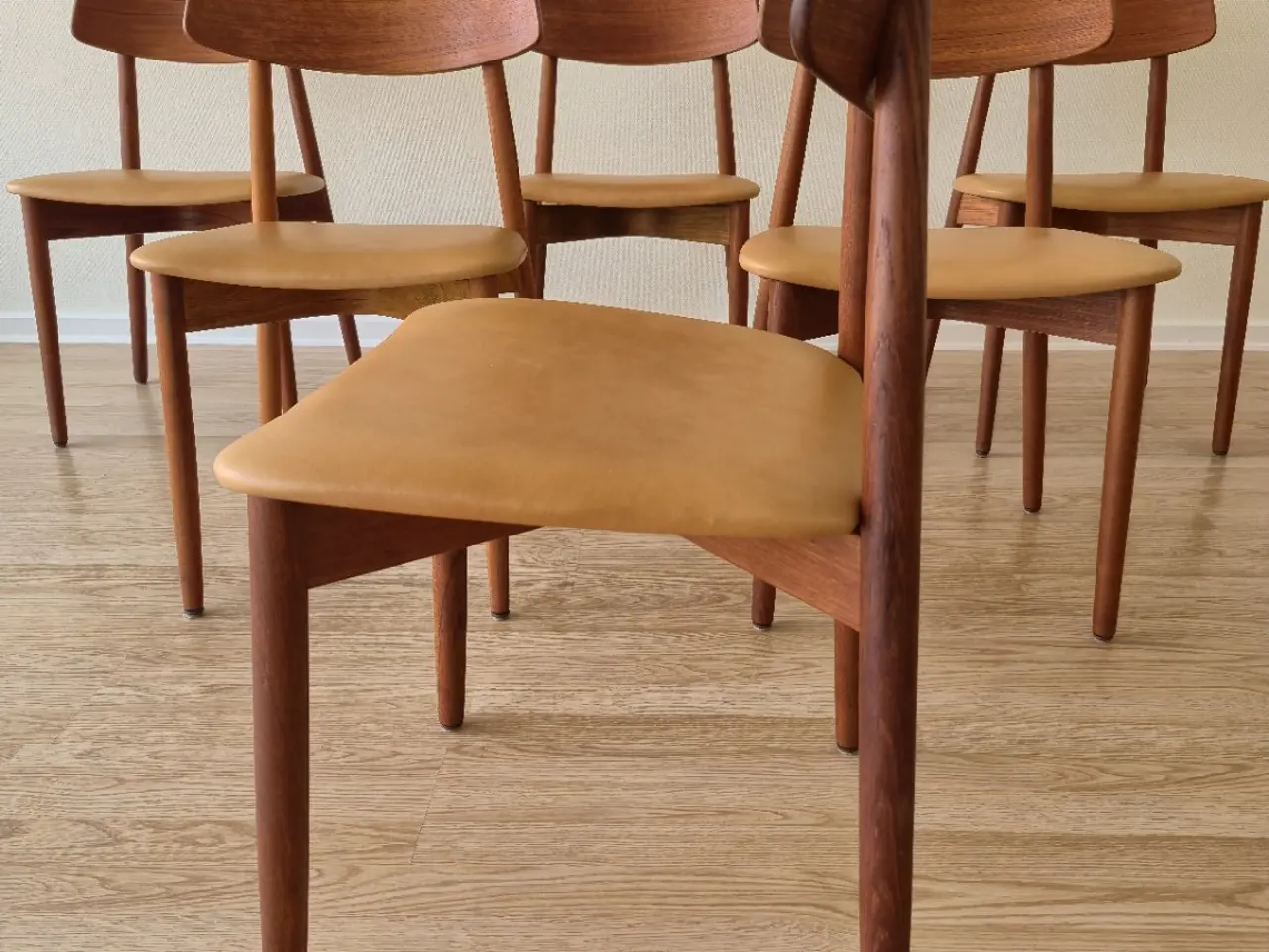 Billede 6 - 6 Harry Østergaard teak stole