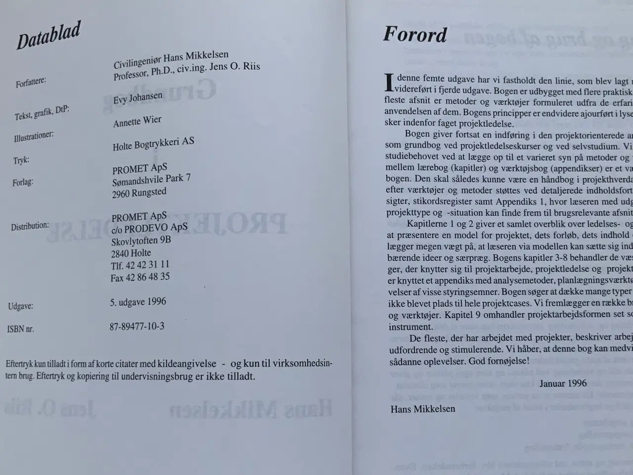Billede 2 - Grundbog i projekt ledelse