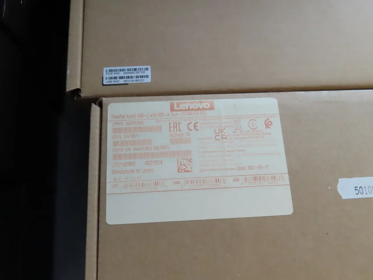 Billede 2 - Dockingstation LENOVO ThinkPad Hybrid USB-C With USB-A Dock med strømforsyning