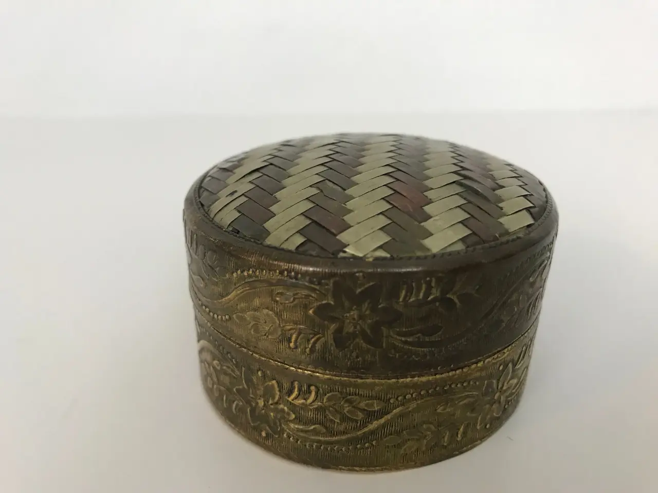 Billede 1 - Vintage messing dåse / æske