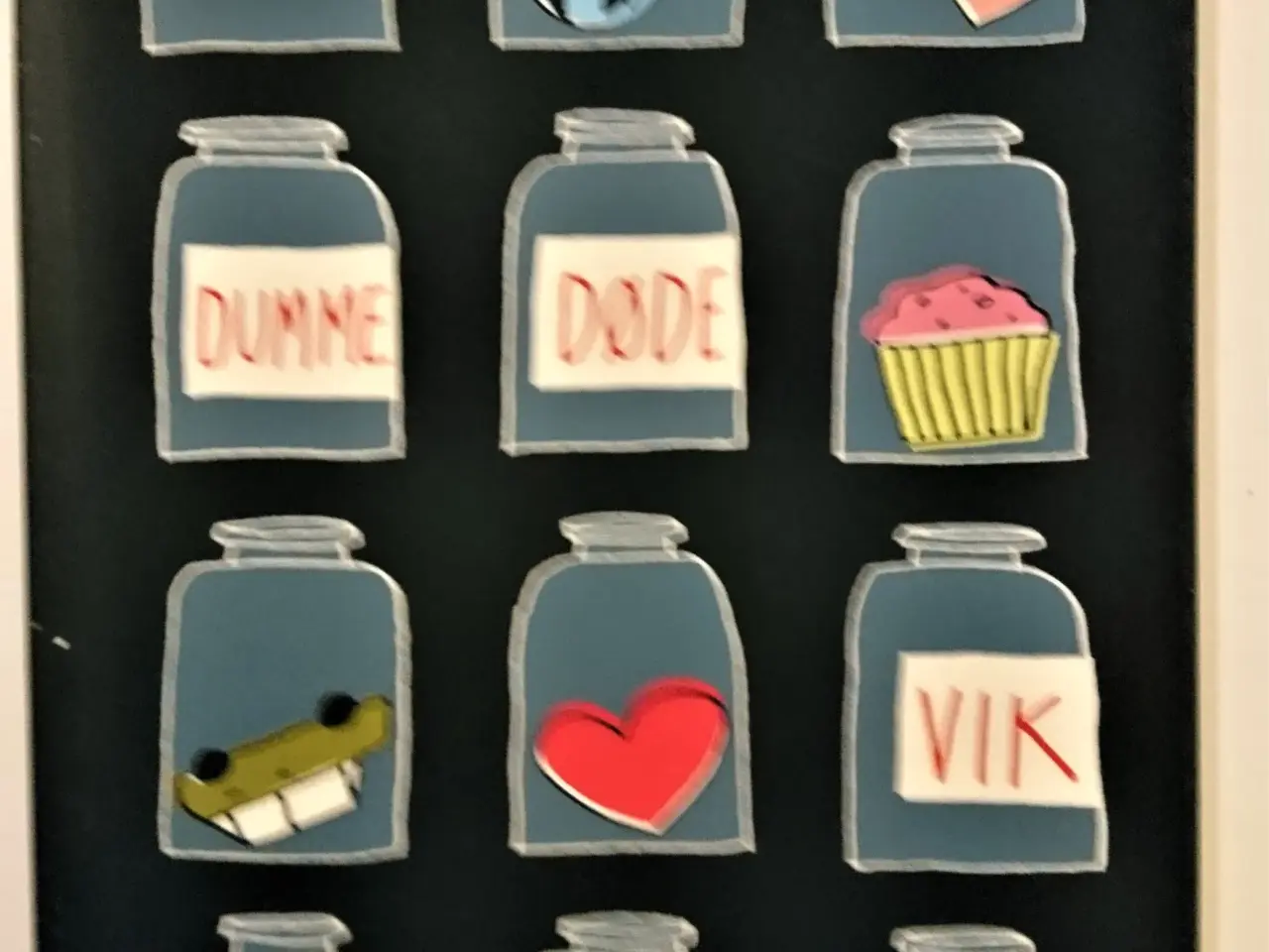 Billede 1 - Kære dumme døde Vik. Af Caroline Ørsum