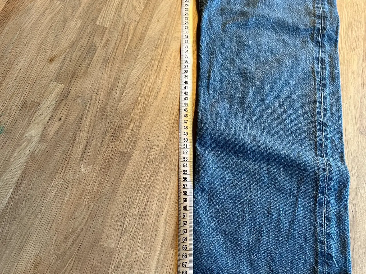 Billede 4 - Blå denim jeans str. 36 fra gina tricot