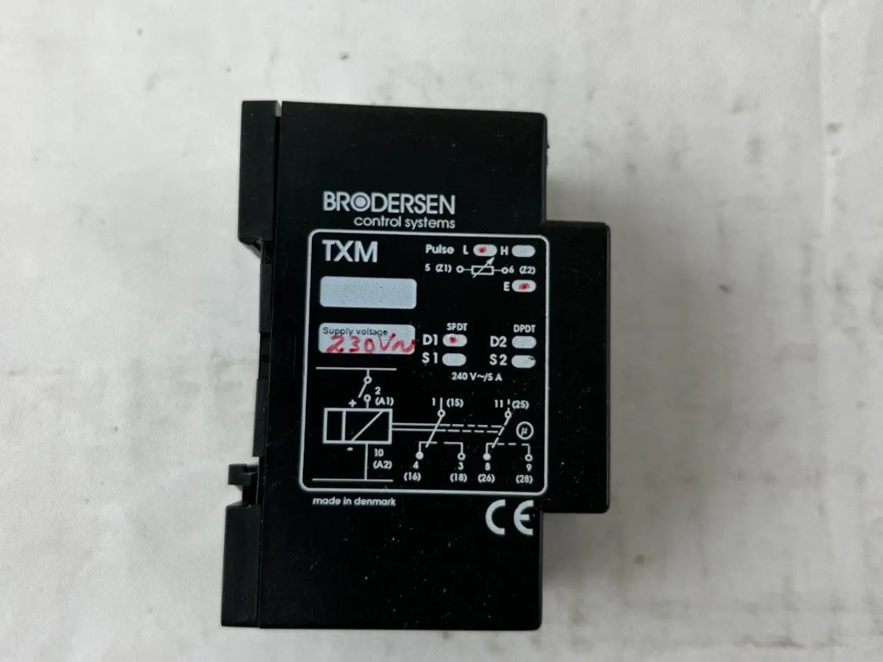Billede 6 - Brodersen UNIC TXM Timer relæ 230V AC DIN