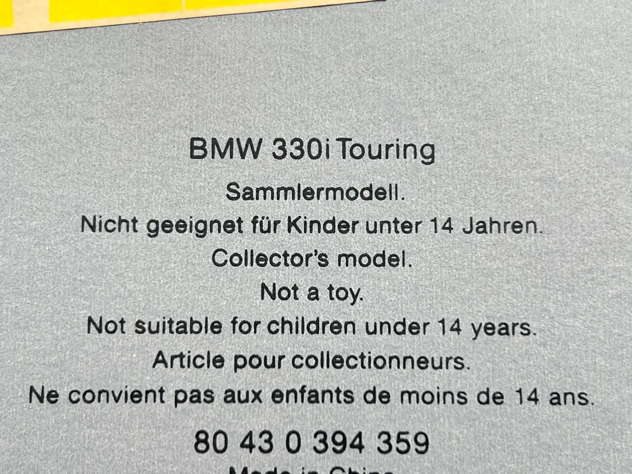 Billede 9 - 2005 BMW 330i Touring E91 - KYOSHO - 1:18