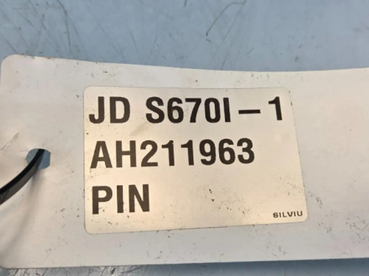 Billede 9 - John Deere S670 Pin AH211963