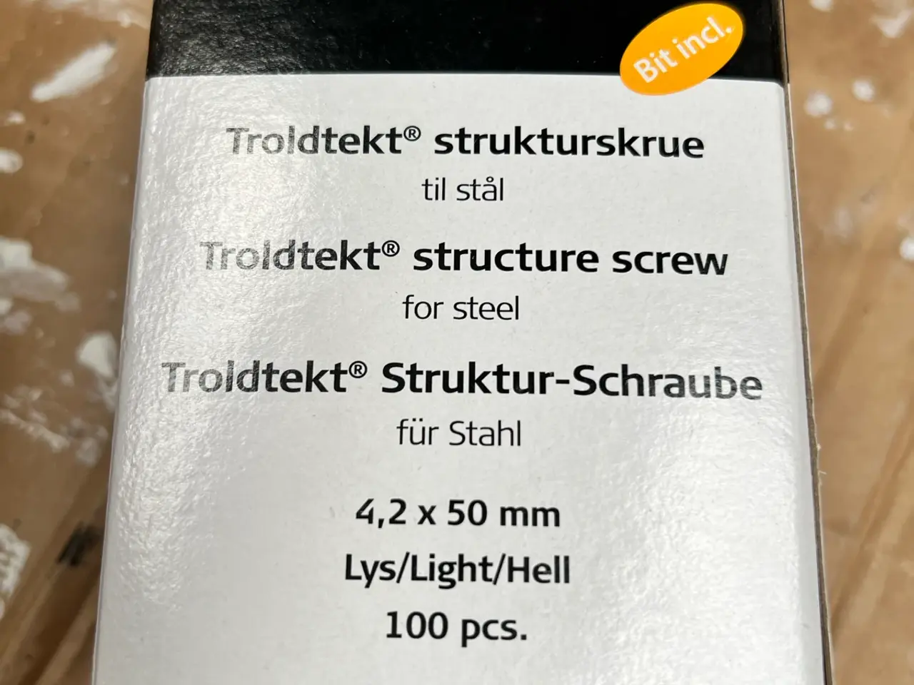 Billede 1 - Troldtekt strukturskruer til stål
