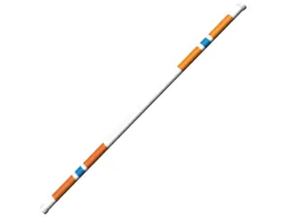 Bom krydstræ Ø9,5 x3,0m incl endekapper