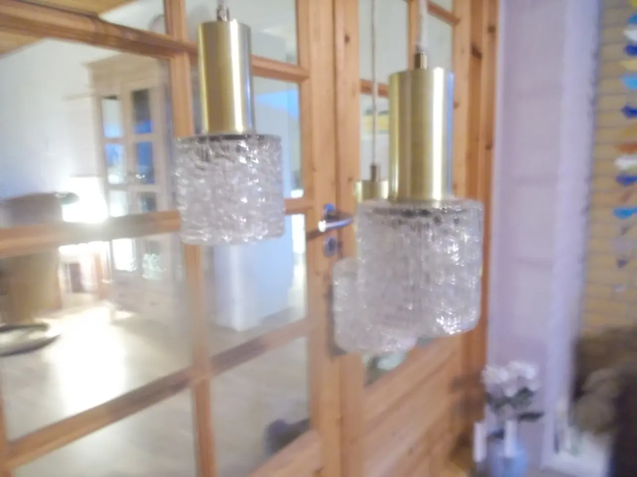 Billede 1 - antik loftslampe