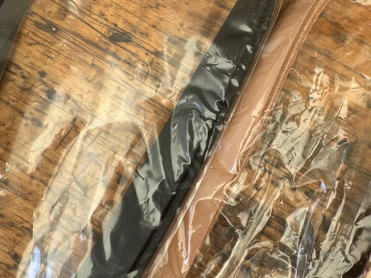 Billede 3 - 4 sæt Læderstropper 60 cm