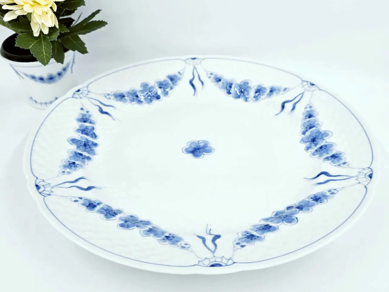 Billede 3 - Empire Stort rundt fad Porcelæn