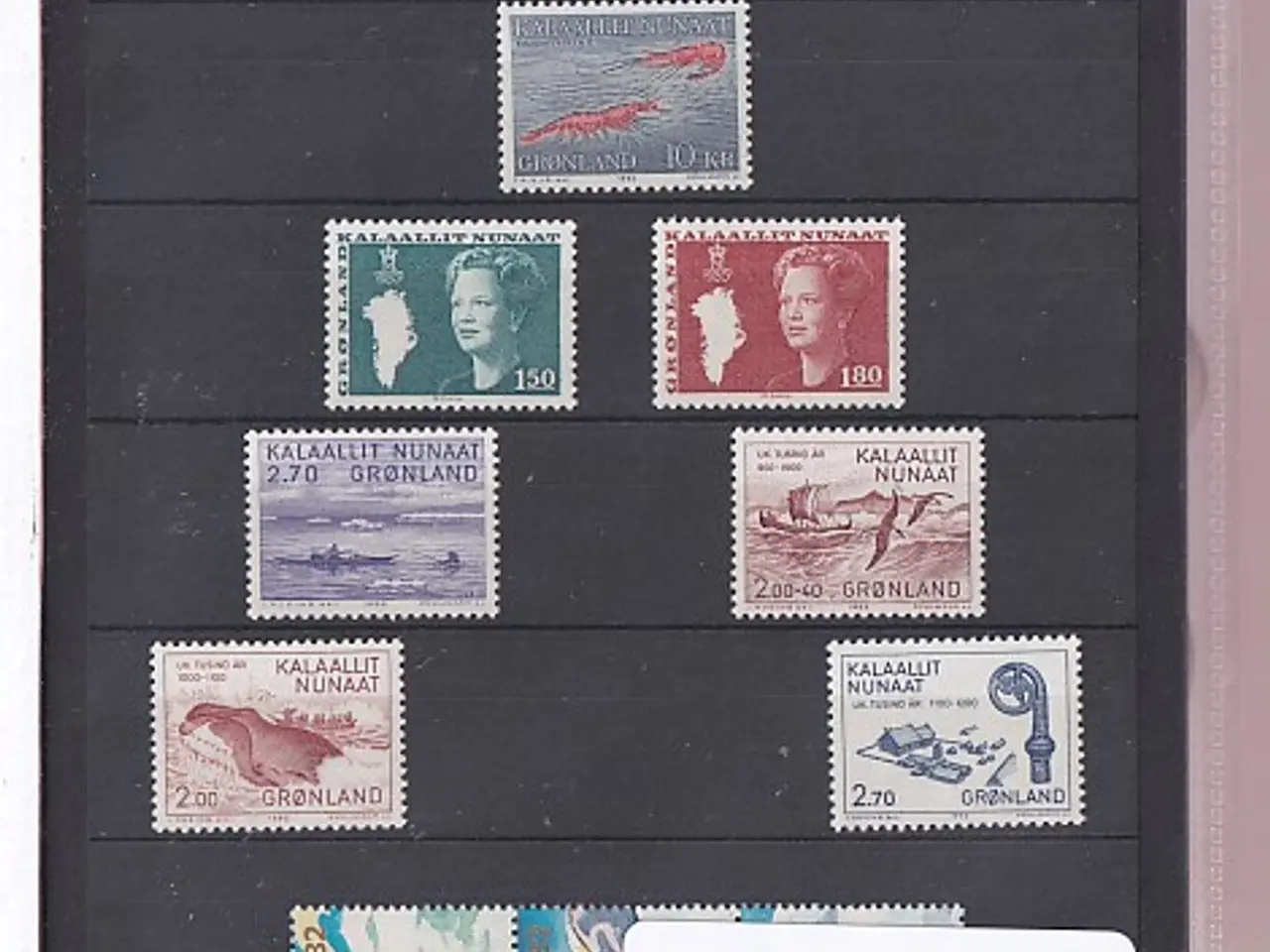 Billede 1 - Grønland - 1982 Frimærker Komplet - Postfrisk