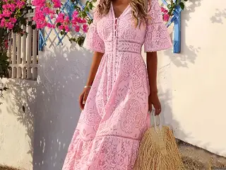 kjole/boho style til fester MM, str:.Large= Medium