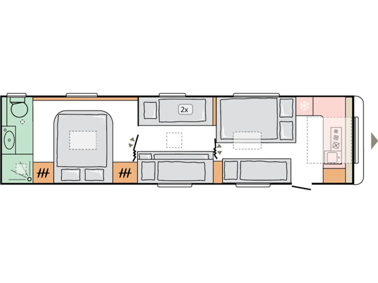 Billede 3 - 2027 - Adria Alpina 903 HT