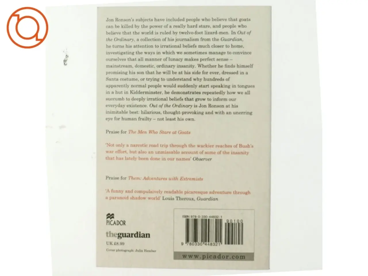 Billede 3 - Out of the Ordinary af Jon Ronson (Bog)