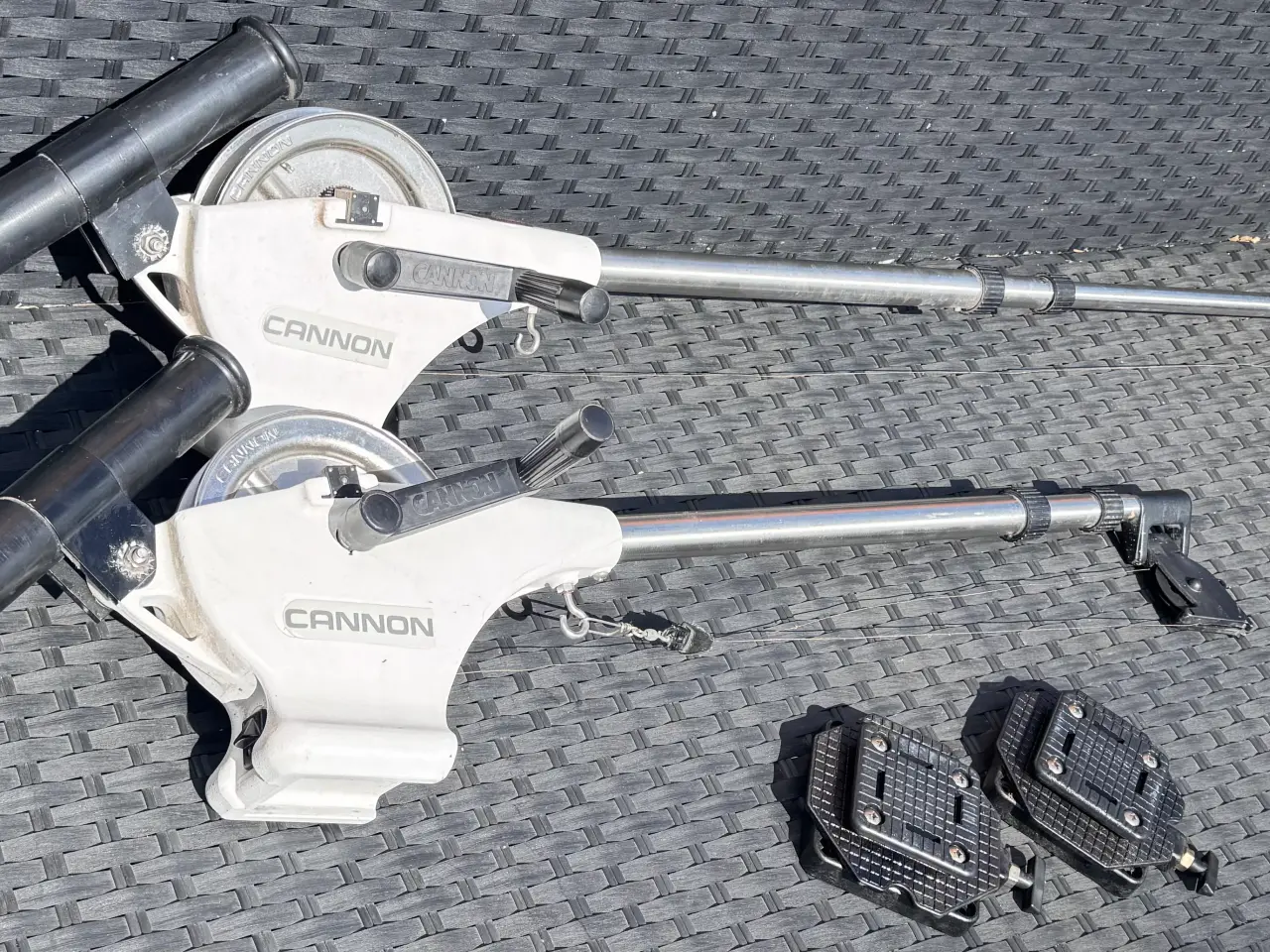 Billede 2 - 2 stk Canon Unitroll top model  downrigger hvid 