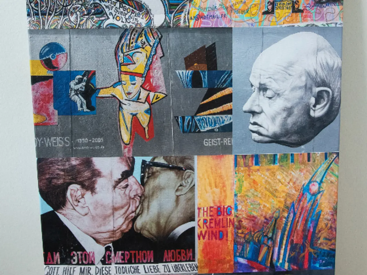 Billede 1 - Collage på lærred