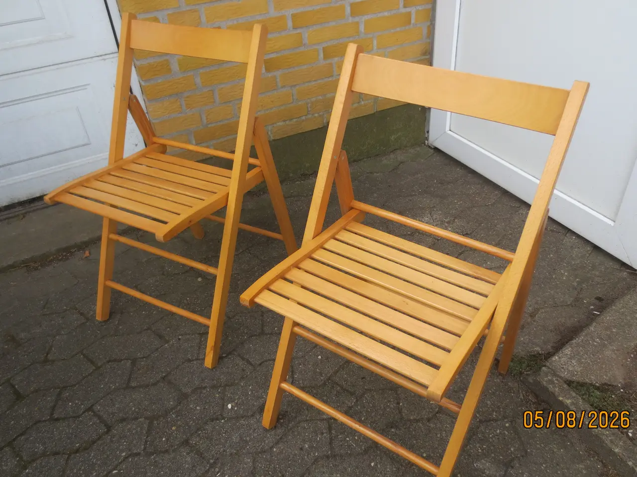 Billede 1 - 2 stk Klapstole