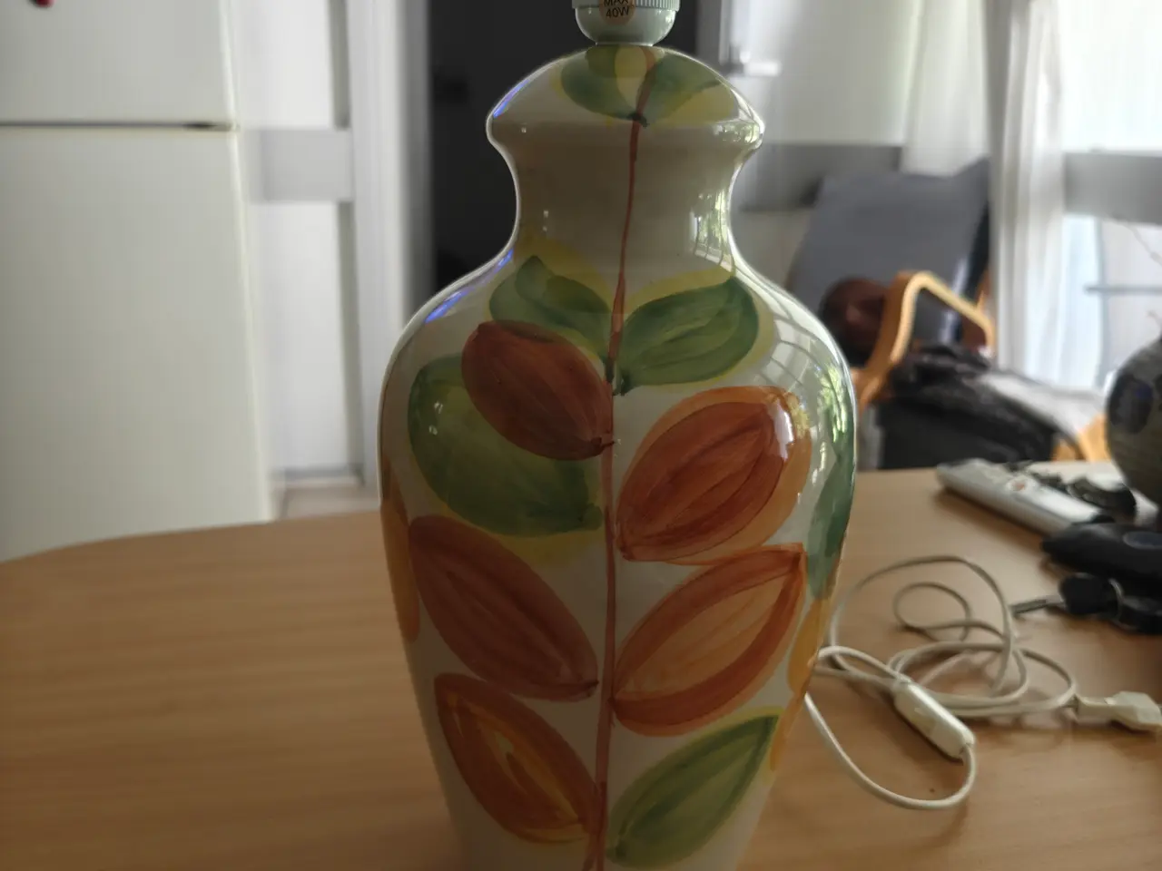 Billede 1 - Søholm Stor keramik lampe