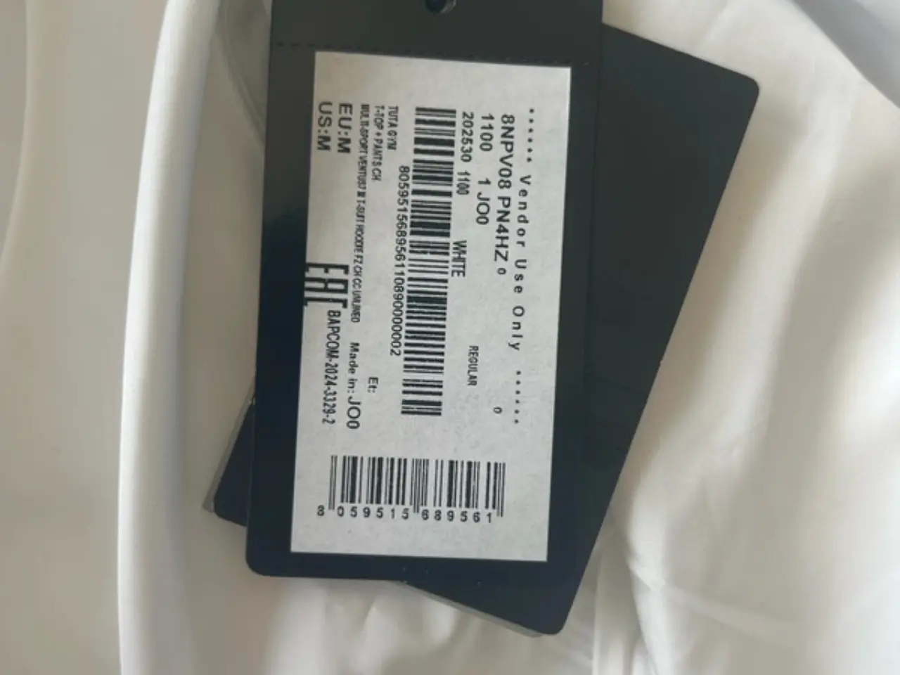 Billede 6 - Hvid EA7 tracksuit 