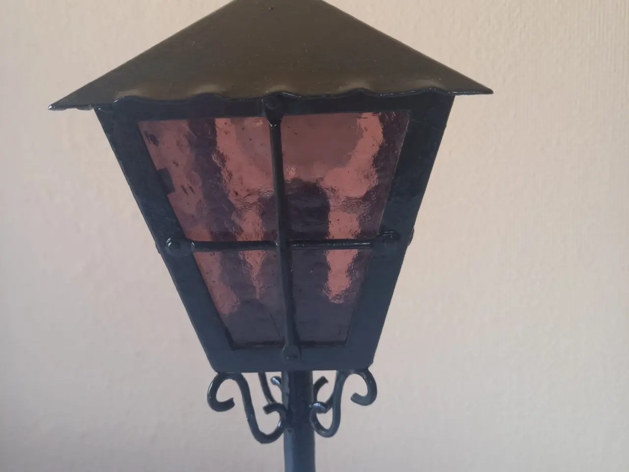 Billede 2 - Bordlampe vintage a la gadelygte