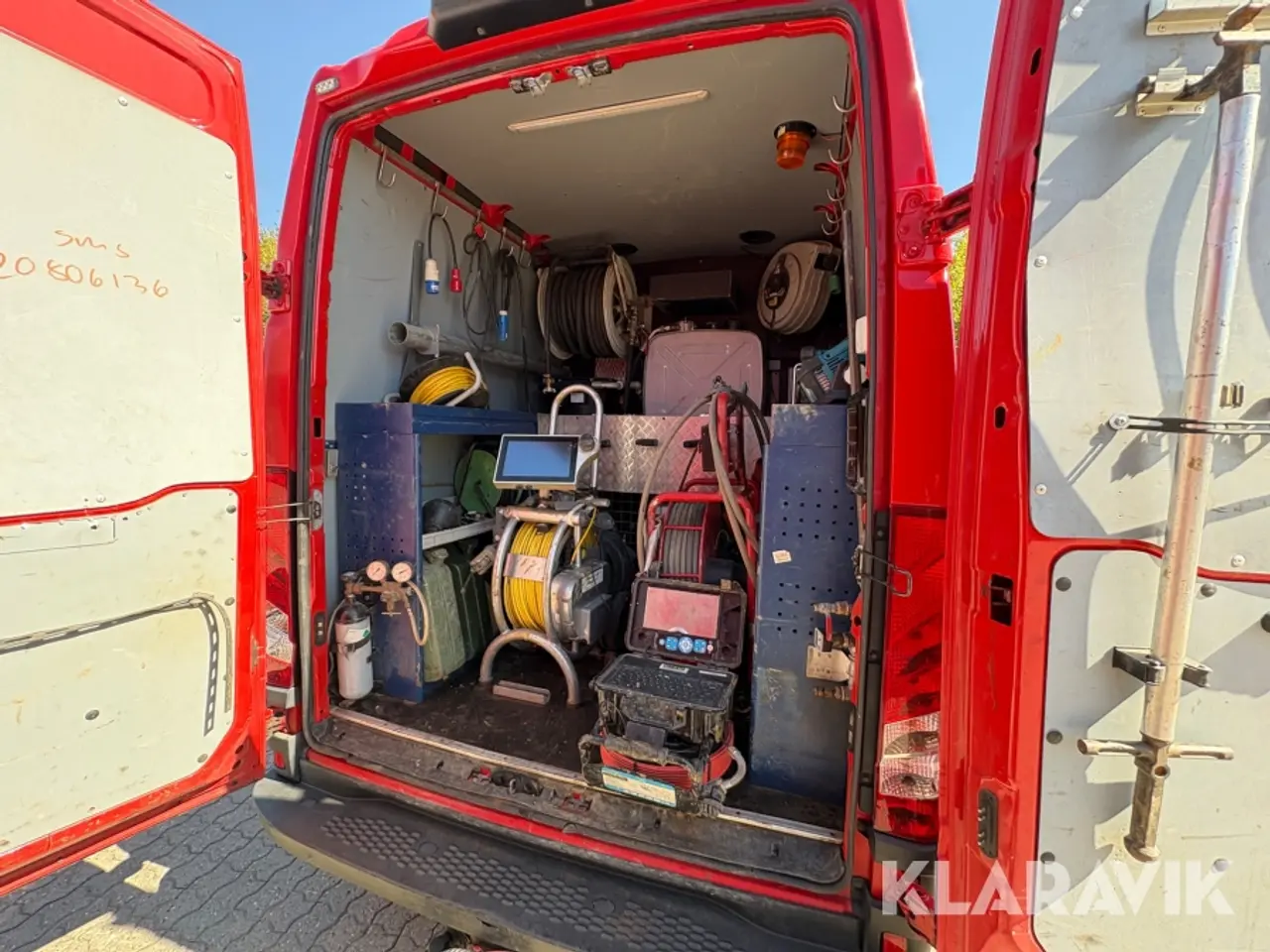Billede 6 - Specialvogn Iveco Daily 35C18H 12M3 med trailer til strømpeforing og Partliner