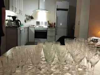Holmegaard krystal glas samling