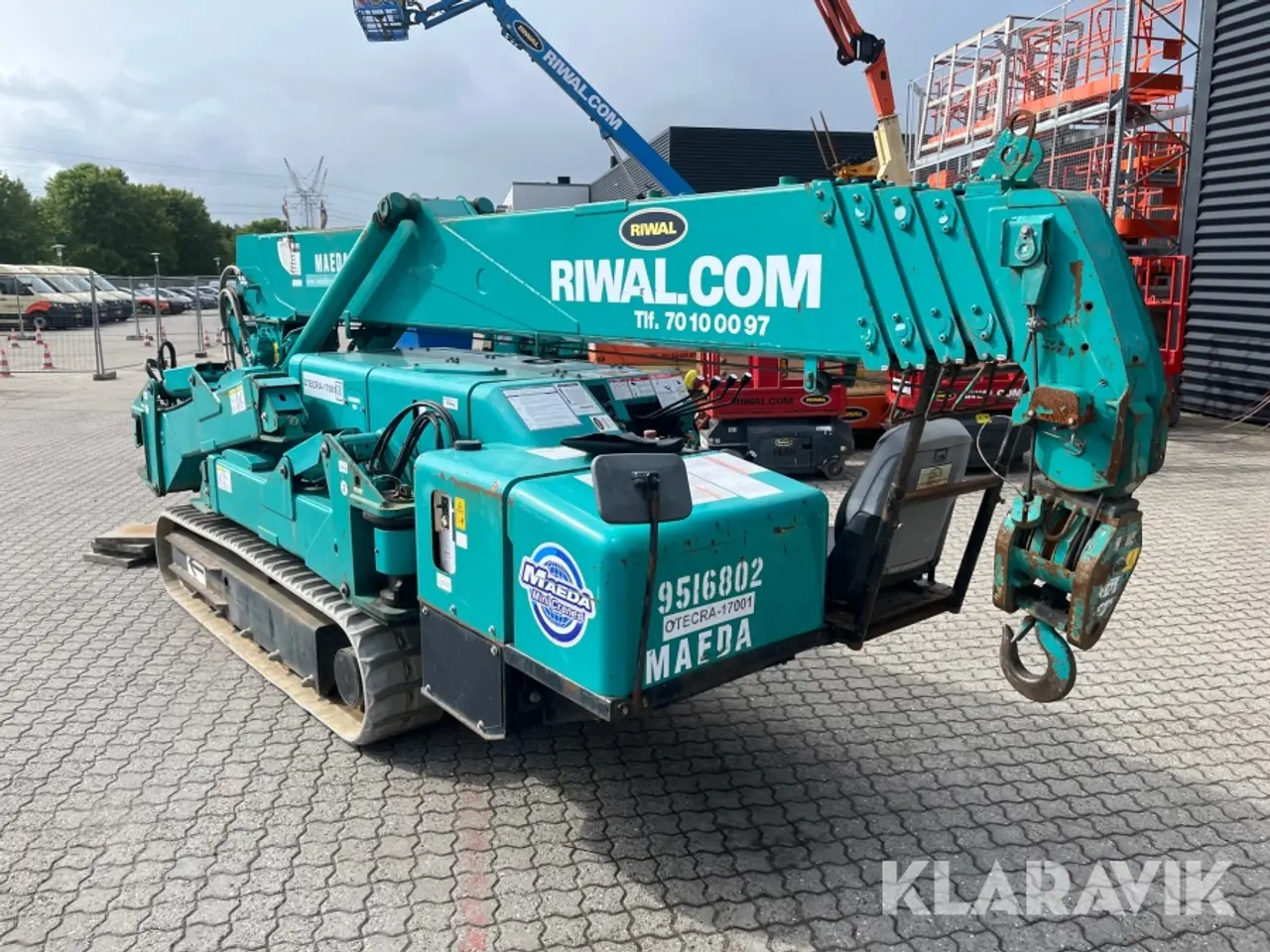 Billede 4 - Bæltekran Maeda MC405-3 16.8/20.7meter